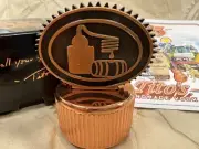 NIB ~ 25th Anniversary Collectible ~ TITO'S VODKA Metal Bottle Topper Stopper