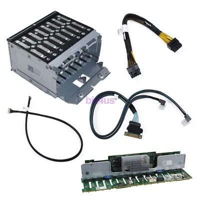 For Dell Poweredge R730 R830 16 Bay HDD Backplane Cage Upgrade Kit P51CF 8TGM0