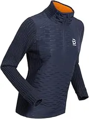 B DÆHLIE Daehlie Women's Comfy 2.0 Half Zip Sweater - Insulated Pullover Sweatshirt