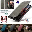 Magnetic Flip Leather Wallet Case For Samsung S25 S24 S23 S22 S21 S20 FE S10Plus