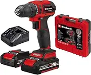 Einhell Cordless Drill TE-CD 18/40 Li BL (2 x 2.0 Ah) Power X-Change (Li-Ion, 18 V, 40 Nm, Brushless Motor, 2-Speed Transmission, Speed Electronics, Includes 2 x 2.0 Ah PXC Batteries and Quick
