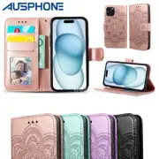 Luxury Flip Leather Wallet Case Cover For Apple iPhone 16 15 14 13 12 11 Pro Max