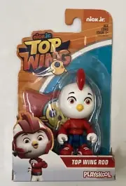 NIB Playskool Nick Jr, Top Wing Rod Single Figure Toy - Red