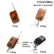 315/433MHz Remote Control Key Garage Gate Door Transmitter Wireless Relay Switch