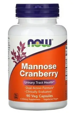 美國Now Foods 蔓越莓90粒 Mannose Cranberry