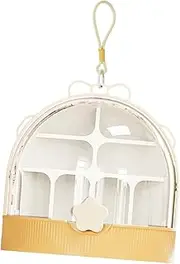Seidenraup -Brood Cage Cage for Silkworms Turtles Breeder Observation Cabin Cabin Silk Rawe Swallowers Reptile Feeding Container, Yellow