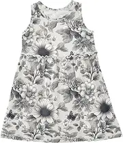 [Caihoyu] Toddler Girl Summer Dresses Toddlers Fashion Spring Dresses Party Dress, Multicolor04, 4 Years
