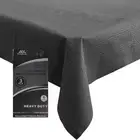 [6 Pack] Black Paper Tablecloth Disposable for Square or Round Tables, 54 X 5...