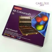 Derwent - Coloursoft Wooden Box Pencil Set Of 48