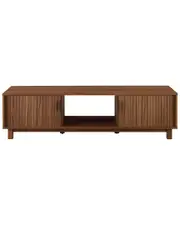 Walker Edison 58in 2-Door TV Stand with Reeded Fronts