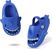 [Coolloog] Kids Shark Slides Toddler Girls Boys Cute Cartoon Summer Cloud Slippers Toddler Baby Non-Slip Beach Pool Shower Shoes