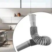 Bathroom Kitchen/Flexible Tube Pipe Sink Basin Water S-Trap Drain Hose Useful