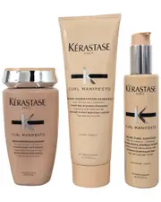 Krastase Unisex Curl Manifesto Hydrating Shampoo Trio