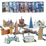 Teachers 3D DIY Puzzle Explore Different World Architecture Wooden Toys 218246