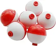 YINGHUA 10 Pcs/lot Hard ABS Push Button Fishing Floats Bobbers Snap On The Fishing Floating Float for Ocean Boat Fishing (Color : 1 Point 5 inch6-v)