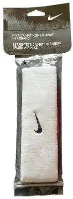 Nike White Dri-Fit Home & Away Headband