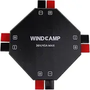 Latest Version WINDCAMP AP-4 30A POWERPOLE Splitter 4-CH Power Supply Distributor