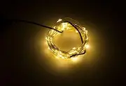 Karlling USB Plug in LED Fairy Lights,2 Packs of 50 LED Bulbs 16 Ft Silver Wire Starry String Lights for Bedroom Patio Garden Party Wedding Commercial Lighting (Warm White)