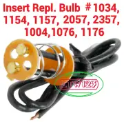 (1) Insert Bulb Socket fit Bulb # 1157, 2057, 1142, 1076,