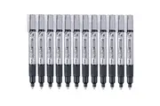 Pentel MMP20 Paint Marker Medium Bullet Point Silver Box 12