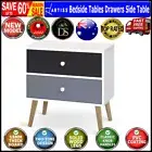 Artiss Bedside Tables Drawers Side Table Nightstand Lamp Side Storage Cabinet