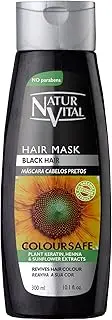 (Black Hair) - Colouring Hair Mask - Repairs and Colours - 300 Ml/Natural & Organic.