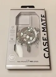 New Case Mate Clear Silver MagSafe case for iPhone 15 Pro Max