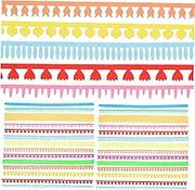 252Pcs Paper Quilling Kit Colorful Flower Strips for DIY Crafts Handmade Craft Material for Quilling Art for Classroom Parties and