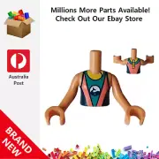 Genuine LEGO™ Nougat Torso Mini Doll Girl Coral 434 6443879 New