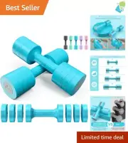 Premium 10 lb Adjustable Dumbbell Set – Ideal for Men and Women Fitness Training