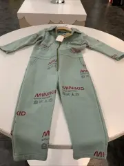 MINIKID Space Odyssey Sage Green Flight suit Age 3-4 Years