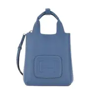 Hogan Logo Embossed H-Bag Mini Shopping Bag One size light blue