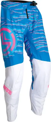 Moose Offroad Qualifier, textile pants , color: Blue/Pink/White , size: 46