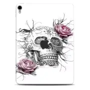 Skins Decal Wrap for Apple iPad Pro 11 2018 Roses in Skull