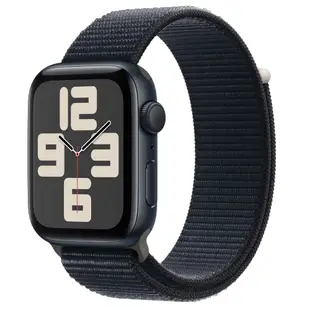 Apple Watch SE GPS 44mm Midnight Aluminium Case with Midnight Sport Loop