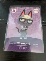 Authentic Animal Crossing Amiibo Card Series 5 Raymond 431 NEVER SCANNED (MINT!)