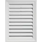 Ply 24" x 30" Rectangular White Gable Attic Vent RECTGV2430 AW Ply RECTGV2430
