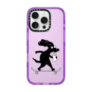 iPhone 16 Pro Impact Case Dog on a Skate