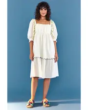 FARM Rio Texture Midi Dress