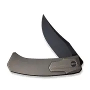 WE Knife Shuddan Frame Lock 21015-3 Knife Black 20CV Stainless Bronze Titanium