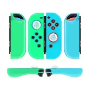 Silicone Joy Con Case for Nintendo Switch & Switch Oled (White Leaf)