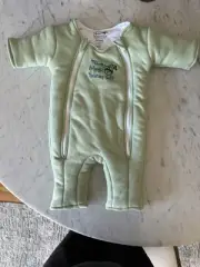 Baby Merlin's Magic Sleepsuit Swaddle Transition Product Cotton green