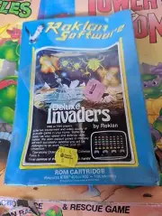 1983 Vintage Deluxe Invaders By Roklan Atari 400/800 Brand New