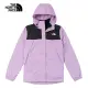 【The North Face 官方旗艦】北面女款紫色拼接防水透氣三合一外套｜7QW6YK4(內搭抓絨款)