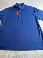 Red Kap Mens Shirt Extra Large Pencil Pocket Short Sleeve Polyester