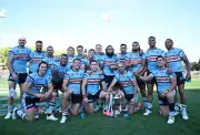 BIG 420mm 2024 CRONULLA SHARKS NRL RUGBY TEAM POSTER, BARGAIN,3