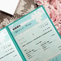 在飛比找蝦皮購物優惠-CARDIN【快速出貨】精緻結婚書約《TIFFANY經典蕾絲