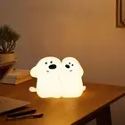 Puppy Night Light USB Brightness Adjustable Desk Lamp for Desk Bedroom Kids