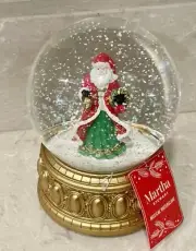 NEW Christmas, Old World Saint Nicholas, musical snow Globe! Santa Decor, Gift!