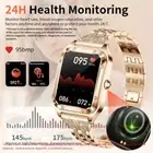 Luxury Smart Watch Touch Screen Bluetooth Heart Rate Monitor for iPhone Android